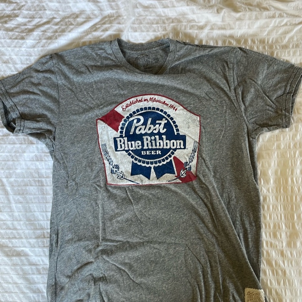 PBR Retro Brand T Shirt, Size Medium